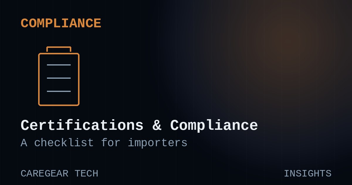 Terahertz Wellness Devices: A Certifications and Compliance Checklist for Importers