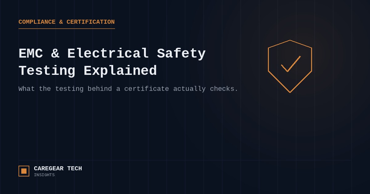 EMC and Electrical Safety Testing Explained for Wellness Device Importers