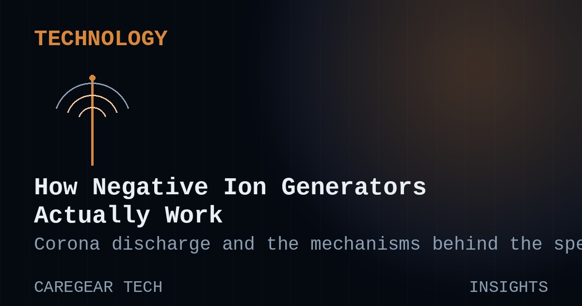 How Negative Ion Generators Actually Work: Corona Discharge and Beyond