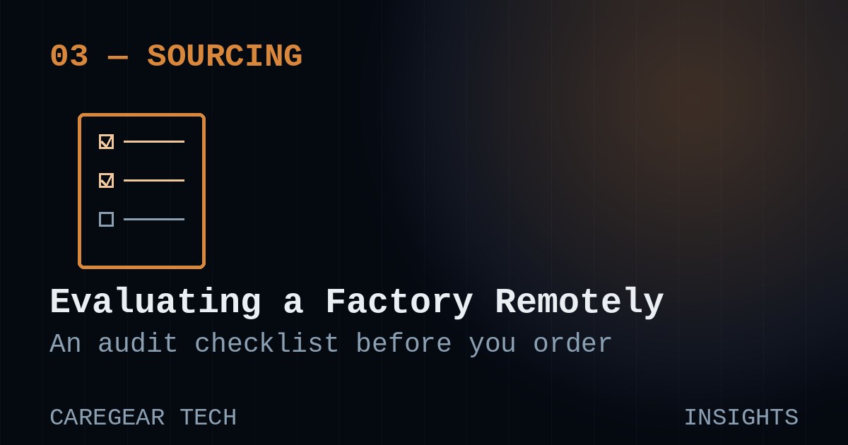 How to Evaluate a Terahertz Device Factory Before You Order: A Remote Audit Checklist