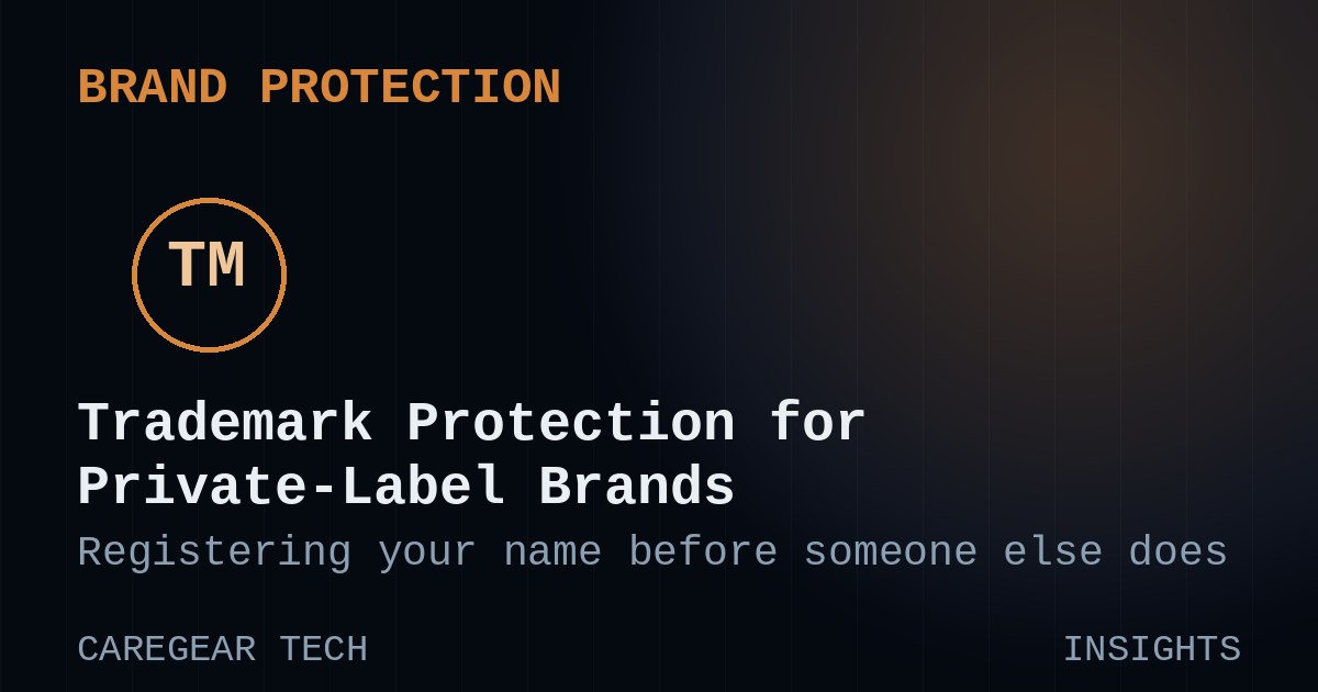 Trademark Protection for Private-Label Wellness Brands: Registering Your Name Before Someone Else Does